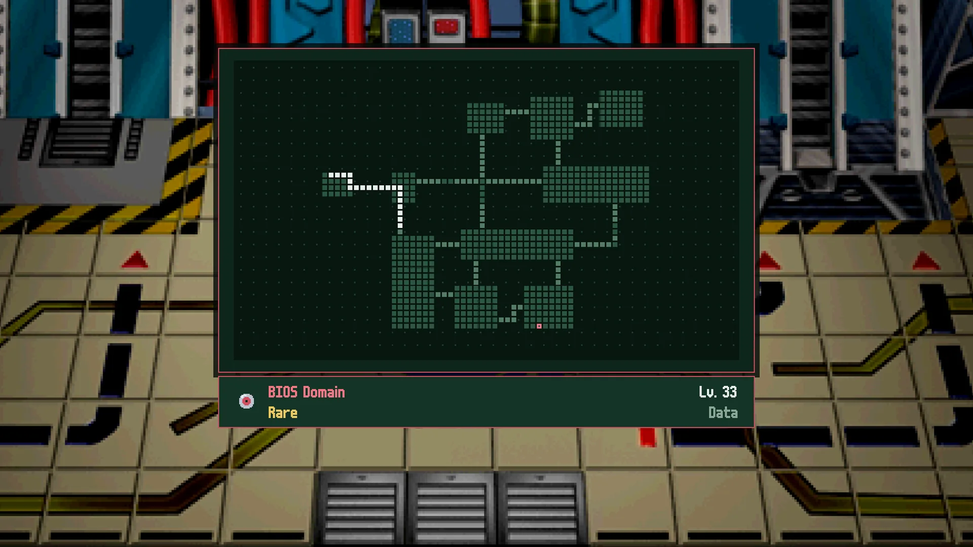 The radar of a sample floor of a BIOS domain item