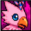 pink bird